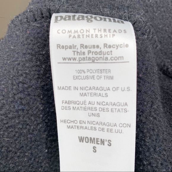 Patagonia Black Synchilla Snap-T Fleece Pullover - Picture 6 of 7